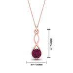 Load image into Gallery viewer, Infinity Solitaire Pendant