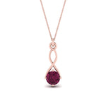 Load image into Gallery viewer, Infinity Solitaire Pendant