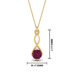 Load image into Gallery viewer, Infinity Solitaire Pendant