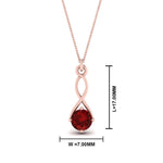 Load image into Gallery viewer, Infinity Solitaire Pendant