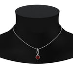 Load image into Gallery viewer, Infinity Solitaire Pendant