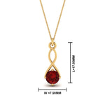 Load image into Gallery viewer, Infinity Solitaire Pendant