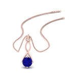 Load image into Gallery viewer, Infinity Solitaire Pendant