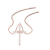 Load image into Gallery viewer, infinity-symbol-diamond-cross-pendant-in-rose-gold-FDPD10870-NL-RG