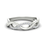 Load image into Gallery viewer, infinity-twist-diamond-wedding-band-in-white-gold-FD-1122B-NL-WG
