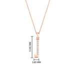 Load image into Gallery viewer, initial-alphabet-j-diamond-necklace-in-FDPD11292J-NL-RG