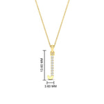 Load image into Gallery viewer, initial-alphabet-j-diamond-necklace-in-FDPD11292J-NL-YG