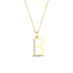 Load image into Gallery viewer, initial-b-alphabet-diamond-pendant-in-FDPD11292B-NL-YG