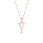 Load image into Gallery viewer, initial-charms-alphabet-y-diamond-pendant-in-FDPD11292Y-NL-RG