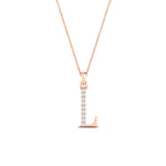 Load image into Gallery viewer, initial-letter-l-charm-diamond-pendant-in-FDPD11292LSLEEP-NL-RG