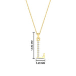 Load image into Gallery viewer, initial-letter-l-charm-diamond-pendant-in-FDPD11292LSLEEP-NL-YG