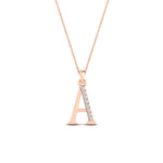 Load image into Gallery viewer, initial-pendant-alphabet-a-with-diamond-in-FDPD11292A-NL-RG