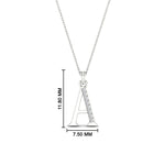Load image into Gallery viewer, initial-pendant-alphabet-a-with-diamond-in-FDPD11292A-NL-WG