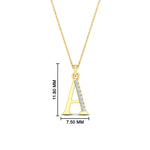 Load image into Gallery viewer, initial-pendant-alphabet-a-with-diamond-in-FDPD11292A-NL-YG