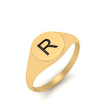 Load image into Gallery viewer, Initial Signet Ring