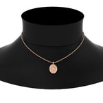 Load image into Gallery viewer, inner-light-diamond-medallion-pendant-in-rose-gold
