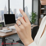 Load image into Gallery viewer, Irish Split Solitaire Ring