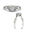 Load image into Gallery viewer, irish-split-heart-shaped-solitaire-diamond-ring-in-white-gold-FD9286HTANGLE3-NL-WG