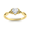 Load image into Gallery viewer, irish-split-heart-shaped-solitaire-diamond-ring-in-yellow-gold-FD9286HTANGLE5-NL-YG