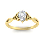 Load image into Gallery viewer, irish-split-pear-shaped-solitaire-diamond-ring-in-yellow-gold-FD9286PEANGLE5-NL-YG