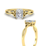 Load image into Gallery viewer, irish-split-radiant-cut-solitaire-diamond-ring-in-yellow-gold-FD9286RAANGLE3-NL-YG