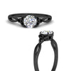 Load image into Gallery viewer, irish-split-round-cut-solitaire-diamond-ring-in-black-gold-FD9286ROANGLE3-NL-BG