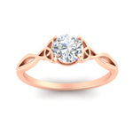 Load image into Gallery viewer, irish-split-round-cut-solitaire-diamond-ring-in-rose-gold-FD9286ROANGLE5-NL-RG
