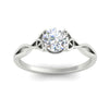 Load image into Gallery viewer, irish-split-round-cut-solitaire-diamond-ring-in-white-gold-FD9286ROANGLE5-NL-WG