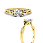 Load image into Gallery viewer, irish-split-round-cut-solitaire-diamond-ring-in-yellow-gold-FD9286ROANGLE3-NL-YG