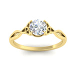 Load image into Gallery viewer, irish-split-round-cut-solitaire-diamond-ring-in-yellow-gold-FD9286ROANGLE5-NL-YG