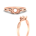 Load image into Gallery viewer, irish-split-semi-mount-solitaire-diamond-ring-in-rose-gold-FD9286SMANGLE3-NL-RG