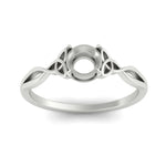 Load image into Gallery viewer, irish-split-semi-mount-solitaire-diamond-ring-in-white-gold-FD9286SMANGLE5-NL-WG