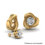Load image into Gallery viewer, knot-earing-jackets-in-white-gold-FDEAR81860ANGLE2-NL-WG