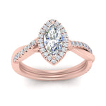 Load image into Gallery viewer, lab-created-diamonds-marquise-cut-halo-engagement-ring-in-rose-gold-FD9212MQRANGLE5-NL-RG