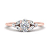 Load image into Gallery viewer, lab-created-oval-vintage-marquise-&-round-engagement-ring-in-rose-gold-FDENR635OVR-NL-RG
