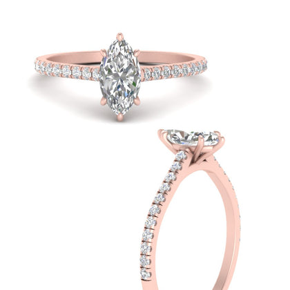 lab-grown-marquise-cut-diamond-french-pave-engagement-ring-in-rose-gold-FD9918MQRANGLE3-NL-RG