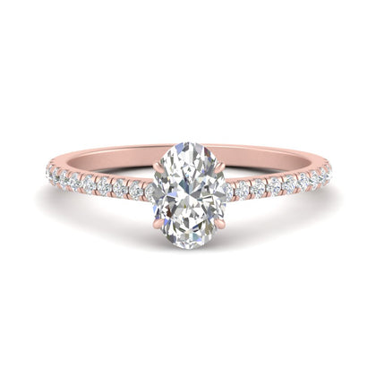lab-grown-oval-cut-diamond-french-pave-engagement-ring-in-rose-gold-FD9918OVR-NL-RG