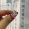 Load image into Gallery viewer, labdiamondcelticengagementringwithemeraldin14Kwhitegold-FDENS2255RO_8
