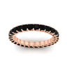 Load image into Gallery viewer, ladies-2-carat-black-diamond-princess-cut-eternity-band-in-rose-gold-FD10203PRBGBLACKANGLE5-2.00CT-NL-RG.jpg