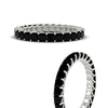 Load image into Gallery viewer, ladies-2-carat-black-diamond-princess-cut-eternity-band-in-white-gold-FD10203PRBGBLACKANGLE3-2.00-CT-NL-WG.jpg