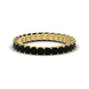 Load image into Gallery viewer, ladies-2-carat-black-diamond-princess-cut-eternity-band-in-yellow-gold-FD10203PRBGBLACK-2.00CT-NL-YG.jpg