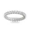 Load image into Gallery viewer, ladies-2-carat-diamond-princess-cut-eternity-band-in-white-gold-FD10203PRBANGLE5-2.00CT-NL-WG.jpg