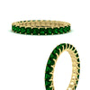 Load image into Gallery viewer, ladies-2-carat-emerald-princess-cut-eternity-band-in-yellow-gold-FD10203PRBGEMGRANGLE3-2.00-CT-NL-YG.jpg