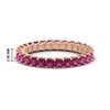 Load image into Gallery viewer, ladies-2-carat-pink-sapphire-princess-cut-eternity-band-in-rose-gold-FD10203PRBGSADRPI-2.00CT-NL-RG-HW.jpg