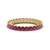Load image into Gallery viewer, ladies-2-carat-pink-sapphire-princess-cut-eternity-band-in-yellow-gold-FD10203PRBGSADRPI-2.00CT-NL-YG.jpg