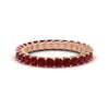 Load image into Gallery viewer, ladies-2-carat-ruby-princess-cut-eternity-band-in-rose-gold-FD10203PRBGRUDR-2.00CT-NL-RG.jpg