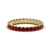 Load image into Gallery viewer, ladies-2-carat-ruby-princess-cut-eternity-band-in-yellow-gold-FD10203PRBGRUDR-2.00CT-NL-YG.jpg