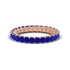 Load image into Gallery viewer, ladies-2-carat-sapphire-princess-cut-eternity-band-in-rose-gold-FD10203PRBGSABL-2.00CT-NL-RG.jpg