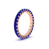 Load image into Gallery viewer, ladies-2-carat-sapphire-princess-cut-eternity-band-in-rose-gold-FD10203PRBGSABLANGLE2-2.00CT-NL-RG.jpg