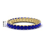 Load image into Gallery viewer, ladies-2-carat-sapphire-princess-cut-eternity-band-in-yellow-gold-FD10203PRBGSABL-2.00CT-NL-YG-HW.jpg